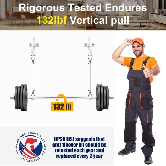 Anti Tipping Straps - Picture 6 of 11